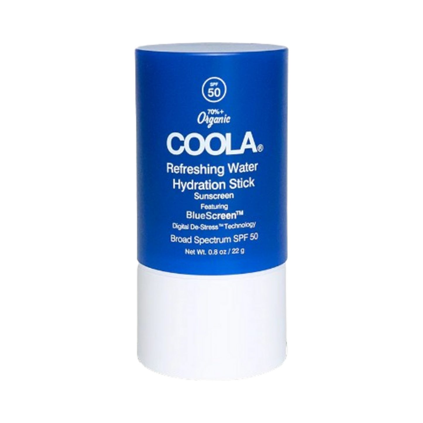 Coola rafraîchissant d'hydratation d'eau bâton face organique face solaire SPF 50