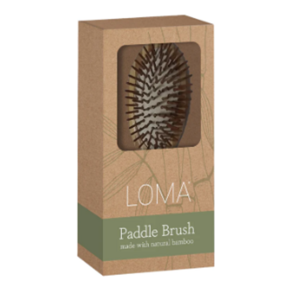 Loma Organics Ovale Paddelbürste aus Bambus