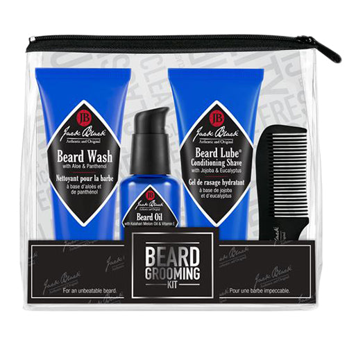 Kit di toelettatura della barba di jack nero