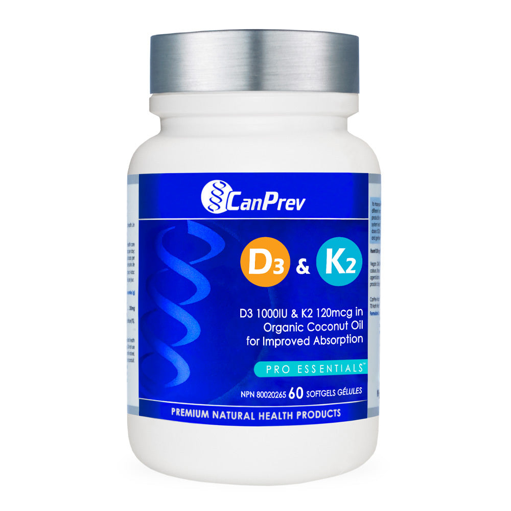 CanPrev D3 and K2 - Organic Coconut Oil