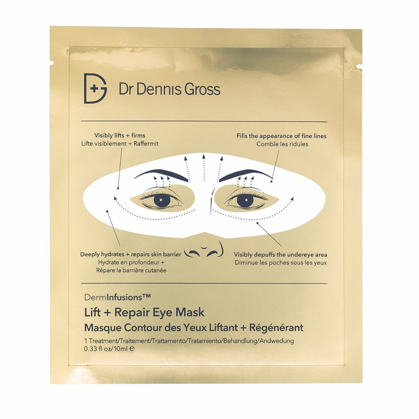 Dr. Dennis Gross Derminfusions Lifr + Repair Augenmaske