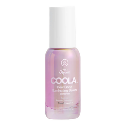 Coola Dew Good Illuminating Serum Sonnenschutz mit probiotischer Technologie LSF 30