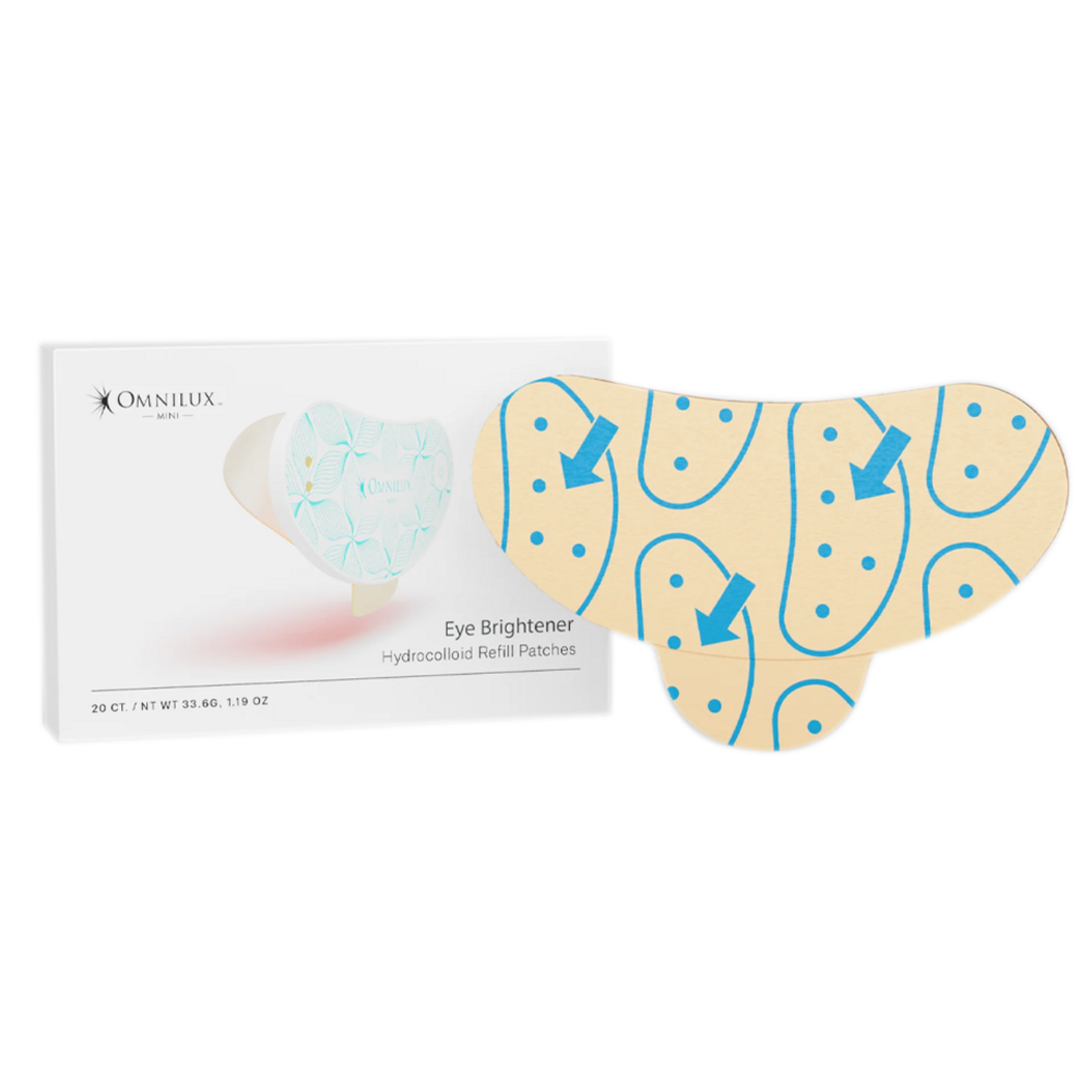 Omnilux Eye Brightener Hydrocolloid Refill Patches