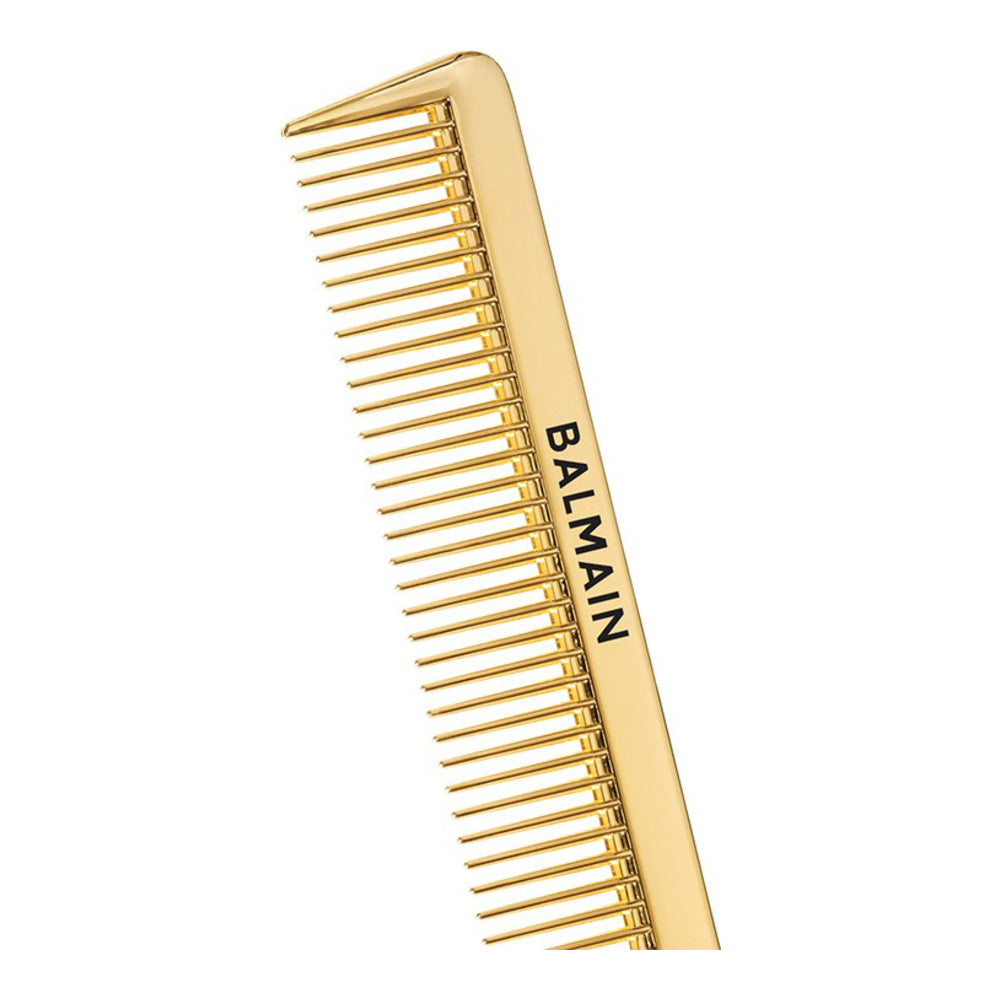 BALMAIN Paris Hair Couture Golden Tail Comb