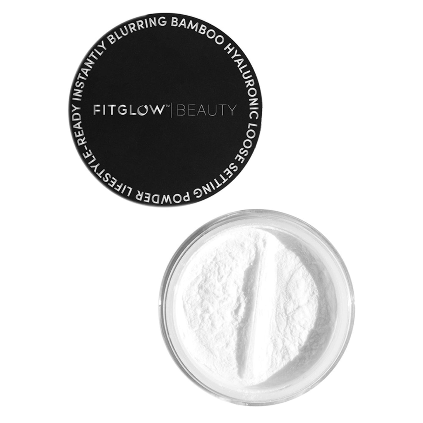 FitGlow Beauty Hyaluronic Loose Setting Powder - Durchscheinend