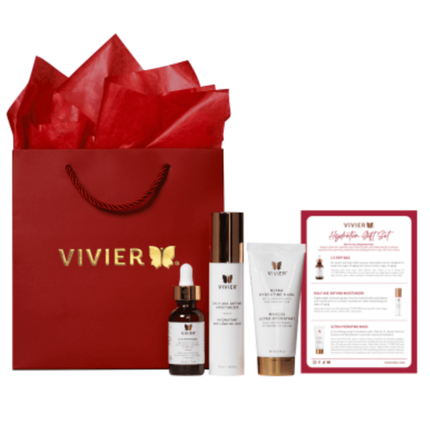 Conjunto de presentes de hidratação Vivierskin