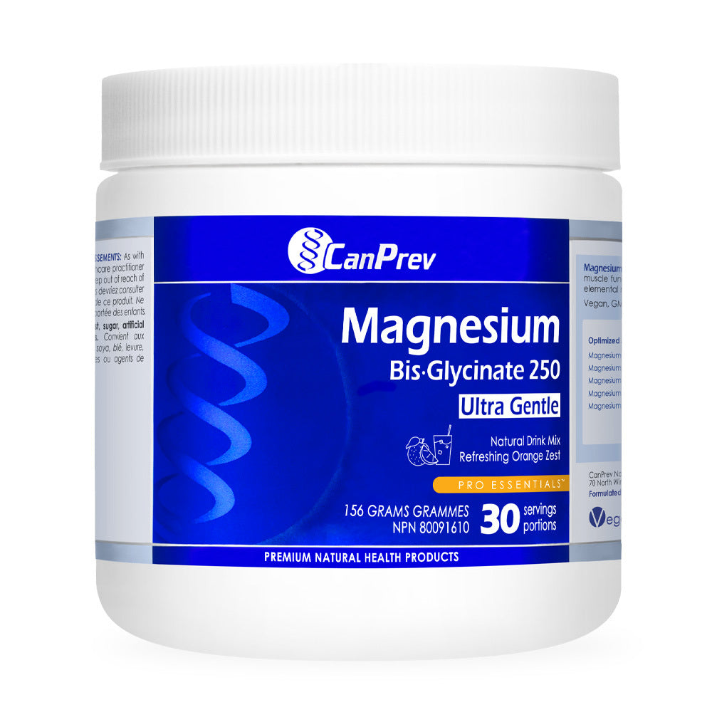 CanPrev Magnesium BisGlycinat Getränkemix - Erfrischende Orangenschale