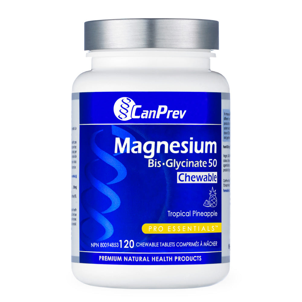 CanPrev Magnesium Bis-Glycinate 50 Chewable