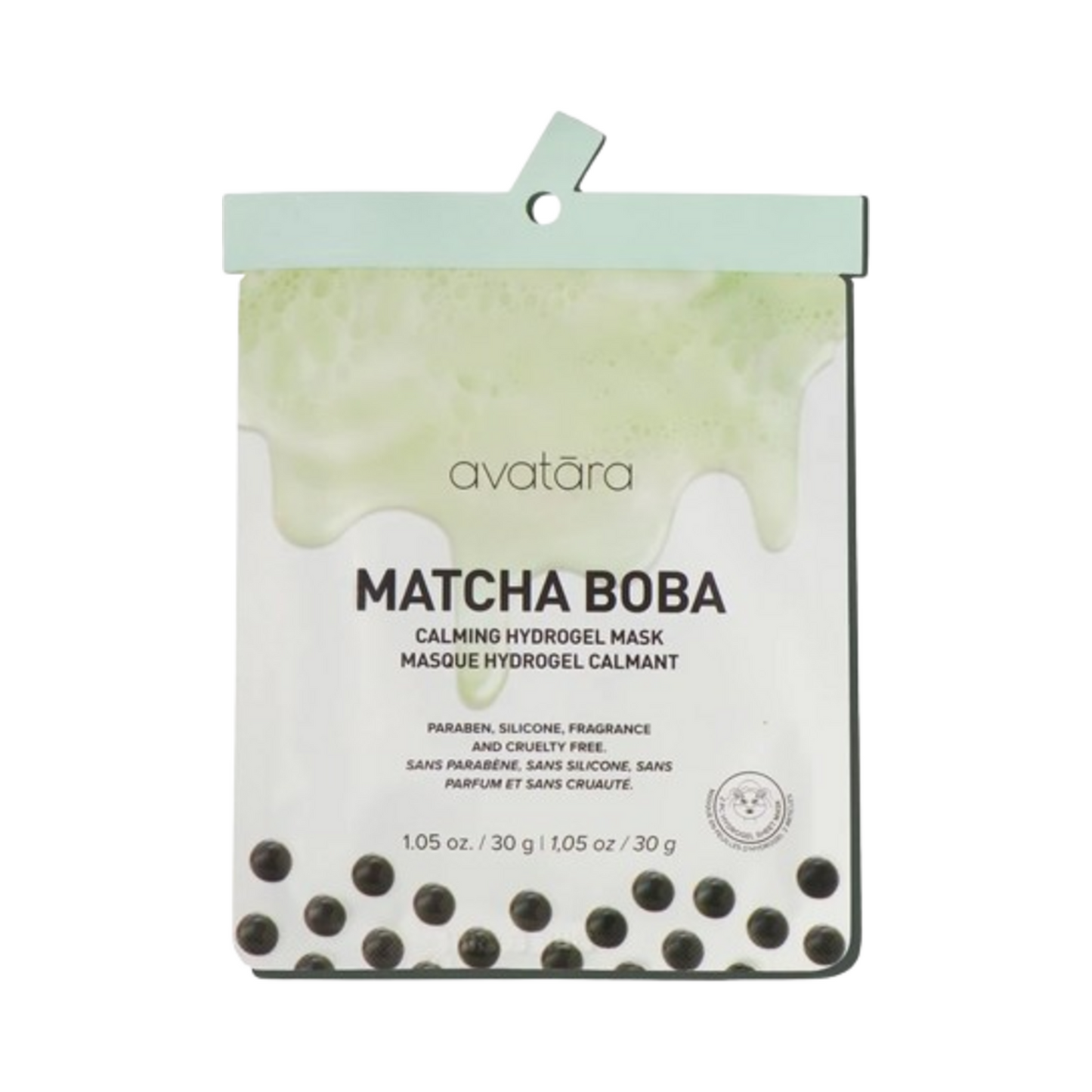 Avatara Matcha Boba Hydrogel-Maske