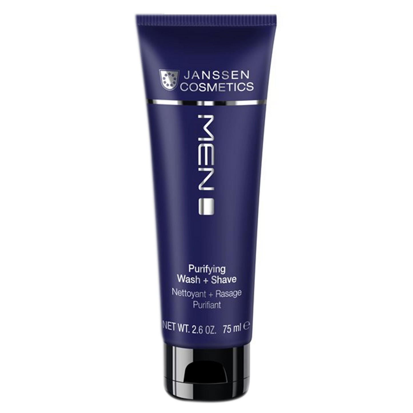 Janssen Cosmetics Men lava e faz a barba