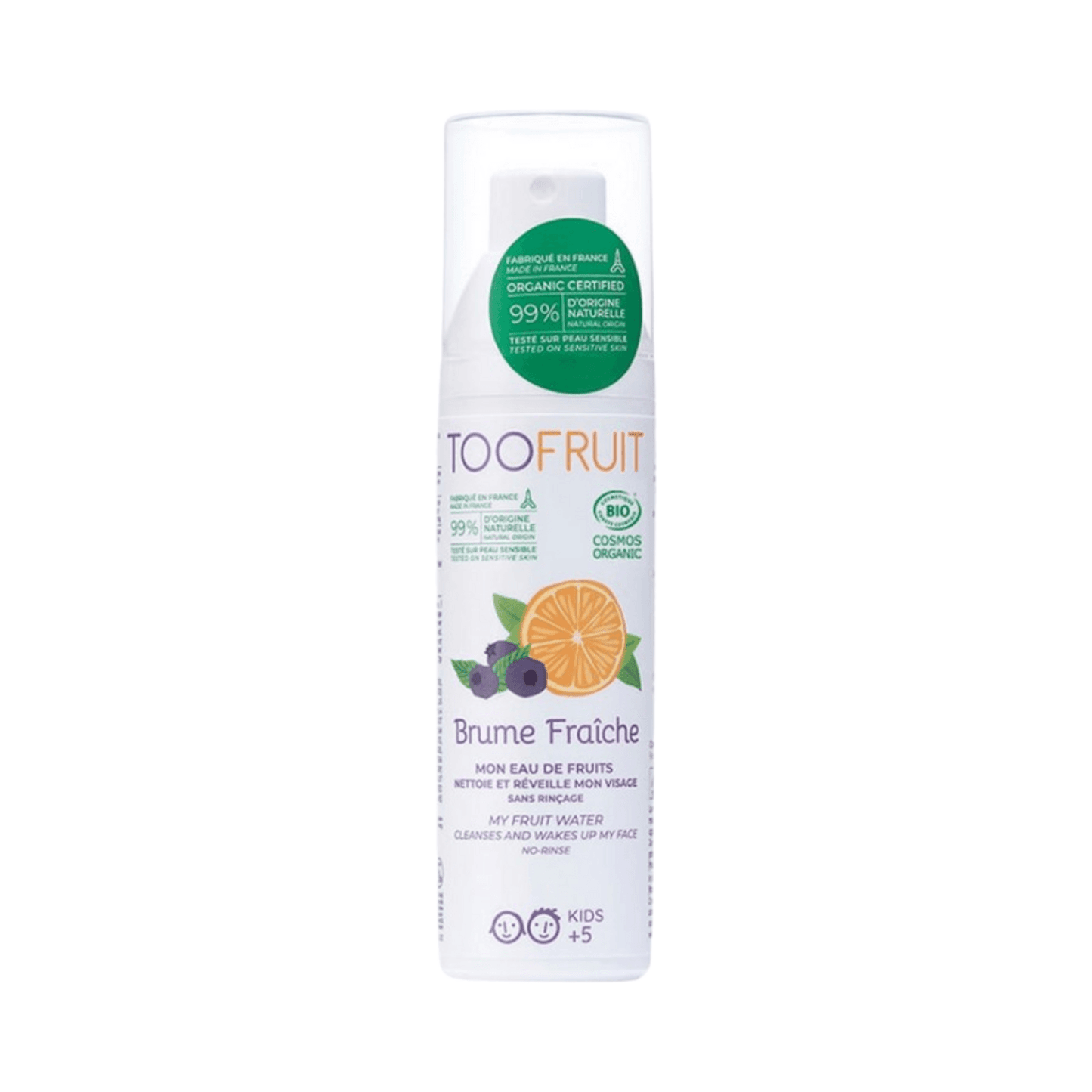 Toofruit Orange - Blueberry No-Rinse Lotion