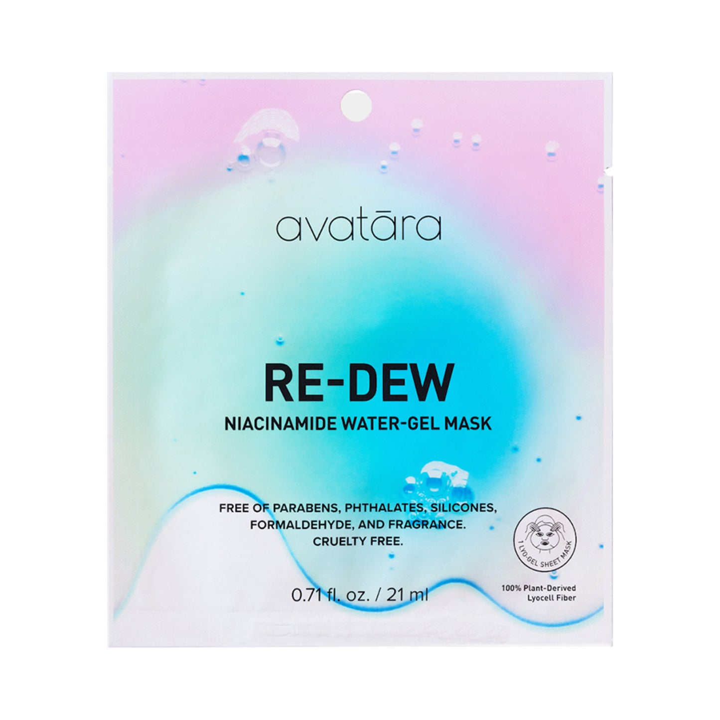 Avatara Re-Dew Niacinamide Wasser-Gel-Maske