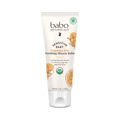 Babo Botanicals Sensitive Baby Fragrance Free Soothing Miracle Balm