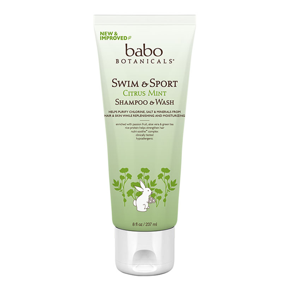 Babo Botanicals Swim and Sport Citrus Mint Shampoo und Waschmittel