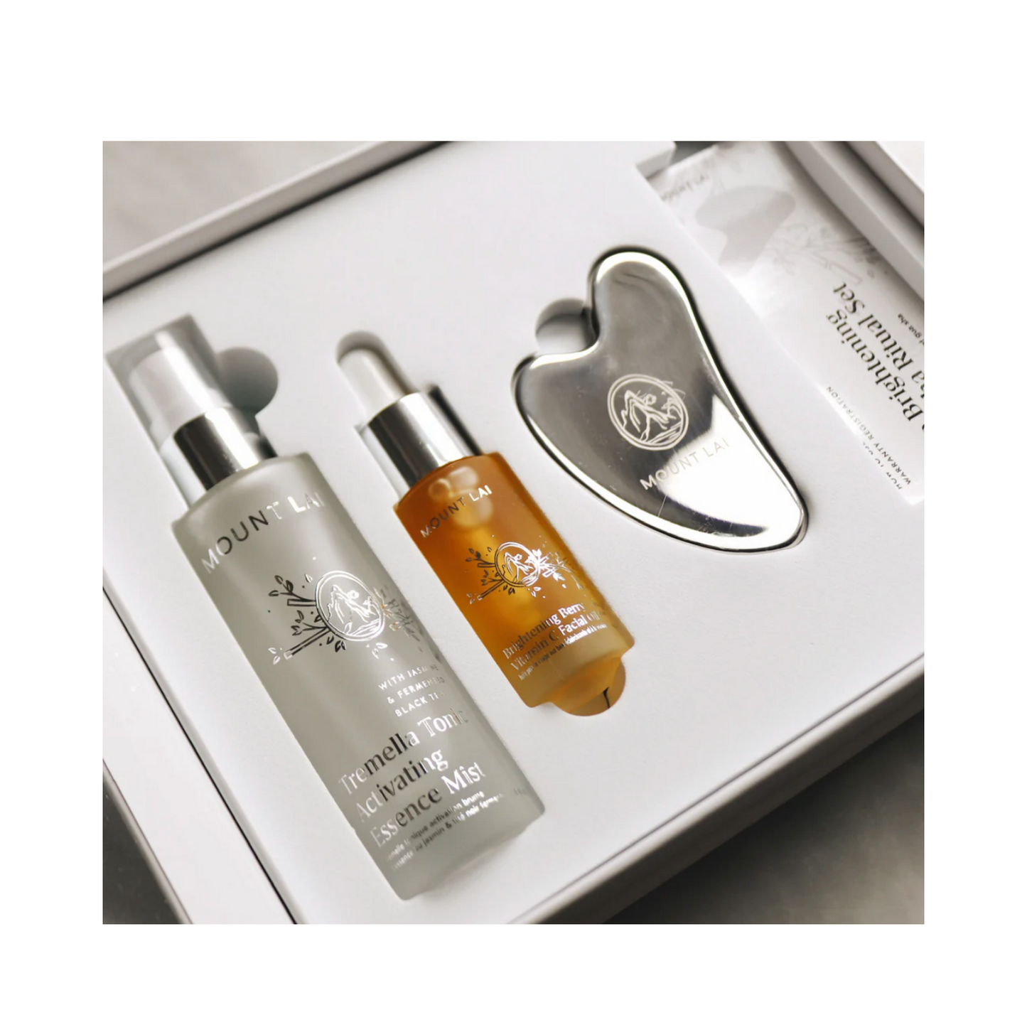 Mount Lai The Brightening Stainless Steel Gua Sha Essentials Set