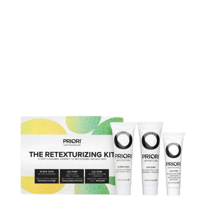 Priori The Retexturizing Kit (Aktiver Reiniger, Barrier Restore, 2xFoliant)